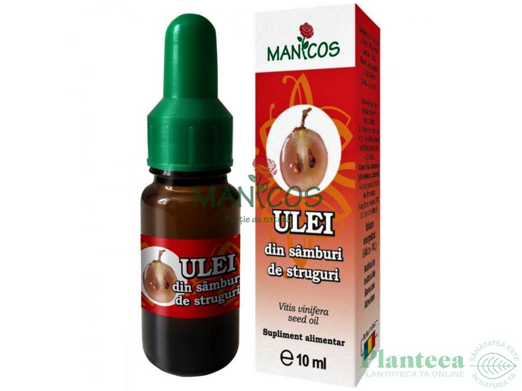 Ulei samburi struguri 10ml - MANICOS