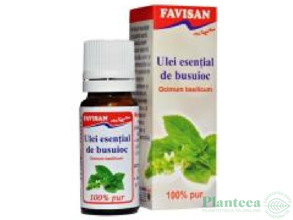 Ulei esential busuioc 10ml - FAVISAN