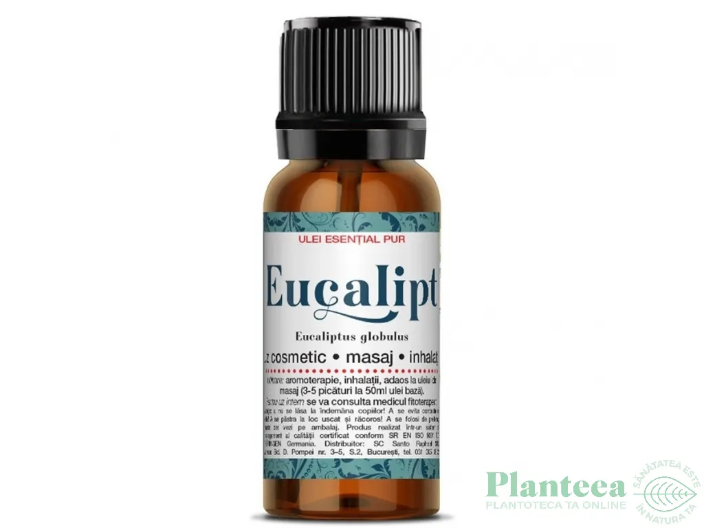 Ulei esential eucalipt uz extern 10ml - SANTO RAPHAEL