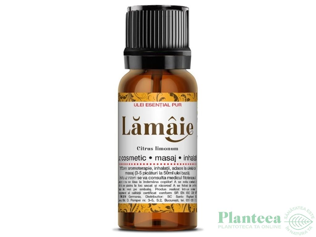 Ulei esential lamaie uz extern 10ml - SANTO RAPHAEL