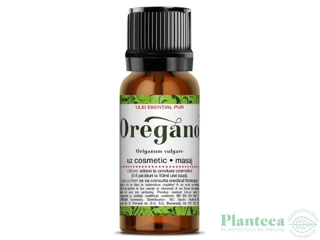 Ulei esential oregano uz extern 10ml - SANTO RAPHAEL