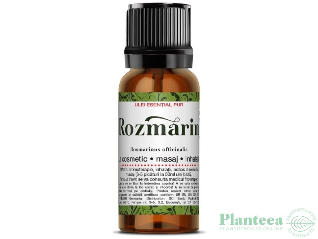 Ulei esential rozmarin uz extern 10ml - SANTO RAPHAEL