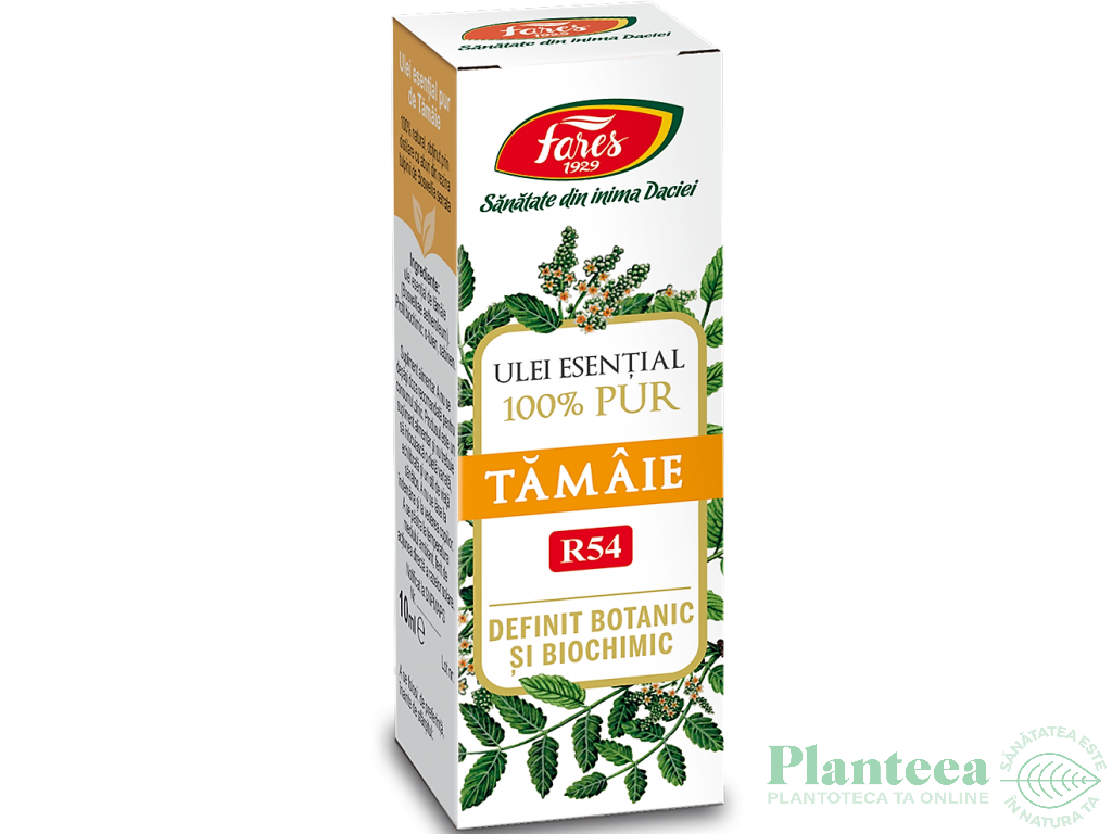 Ulei esential tamaie 100% pur 10ml - FARES