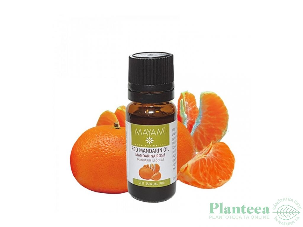 Ulei esential mandarina rosie 10ml - MAYAM