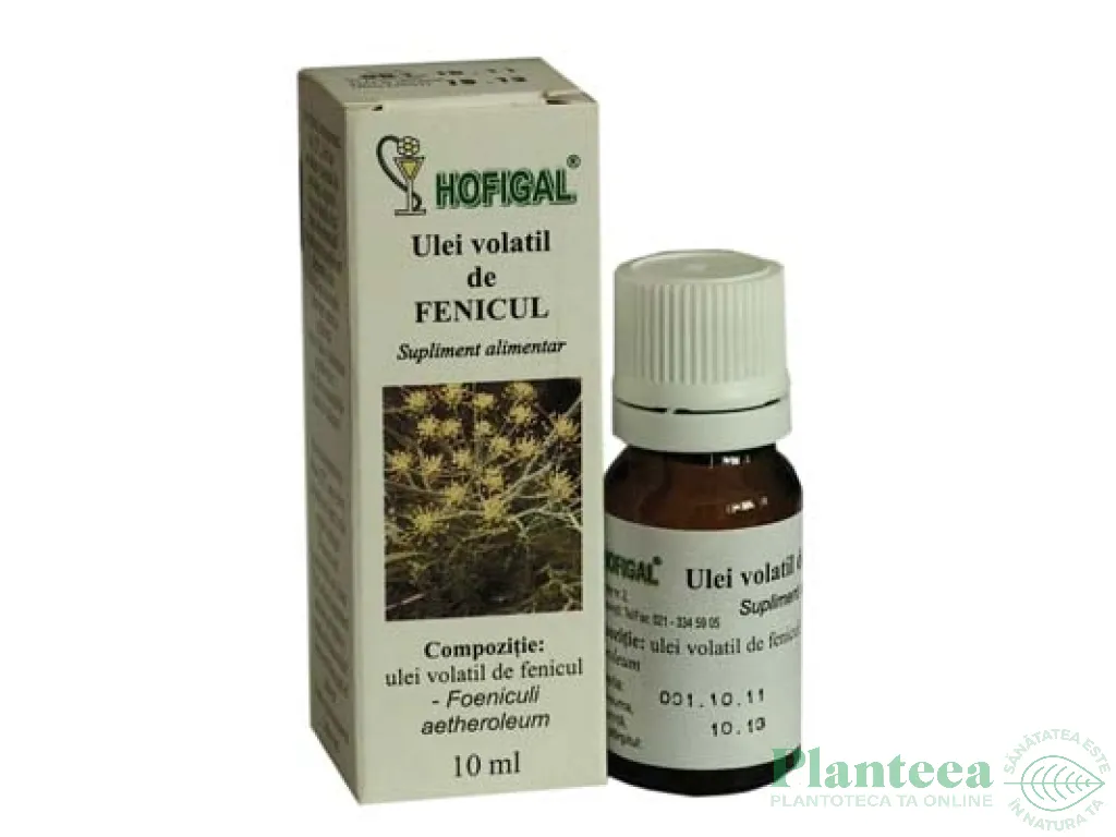 Ulei esential fenicul 10ml - HOFIGAL