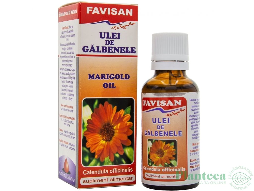 Ulei galbenele 30ml - FAVISAN