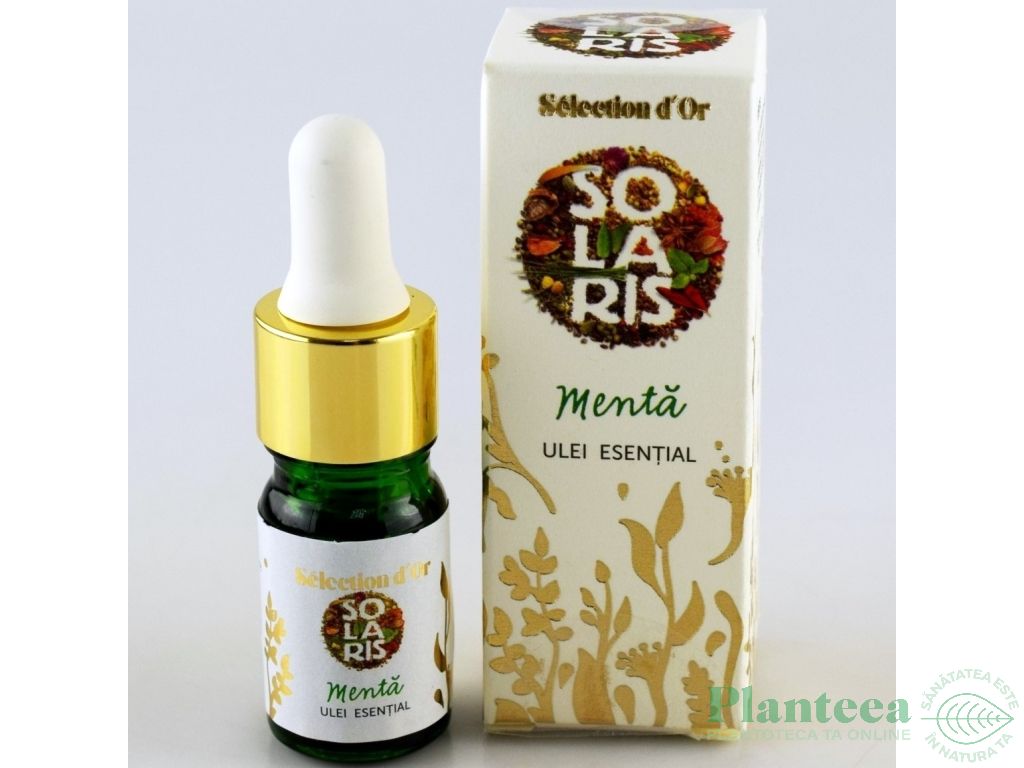 Tester Ulei esential menta piperata Selection d`Or 5ml - SOLARIS