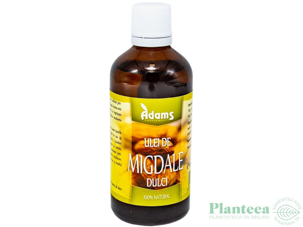 Ulei migdale dulci 100ml - ADAMS