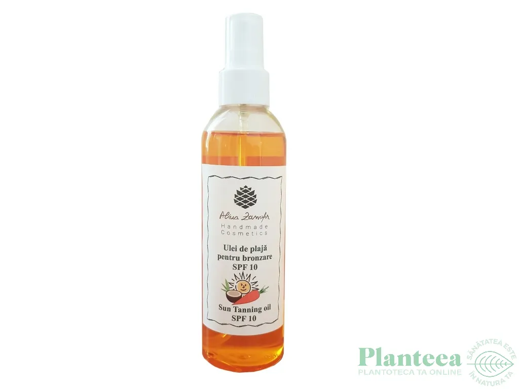 Ulei plaja pt bronzare spf10 200ml - ALINA ZAMFIR