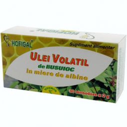 Ulei volatil busuioc in miere 30x2ml - HOFIGAL