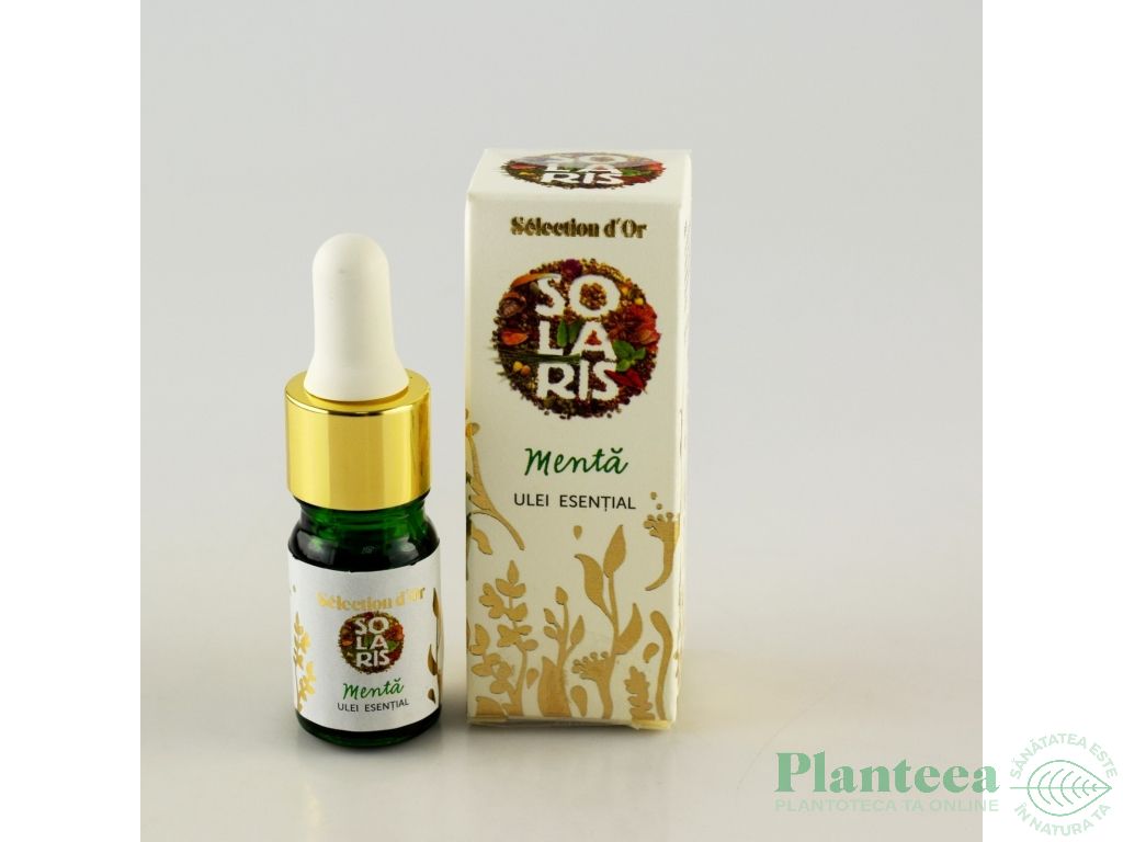 Ulei esential menta piperata Selection d`Or 5ml - SOLARIS