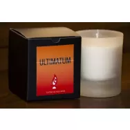 Candela sticla ceara soia 40h Ultimatum 130g - D`ECO