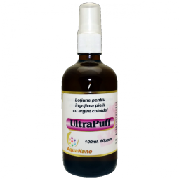 Lotiune ingrijirea pielii argint coloidal 80ppm UltraPuff 100ml - AQUA NANO