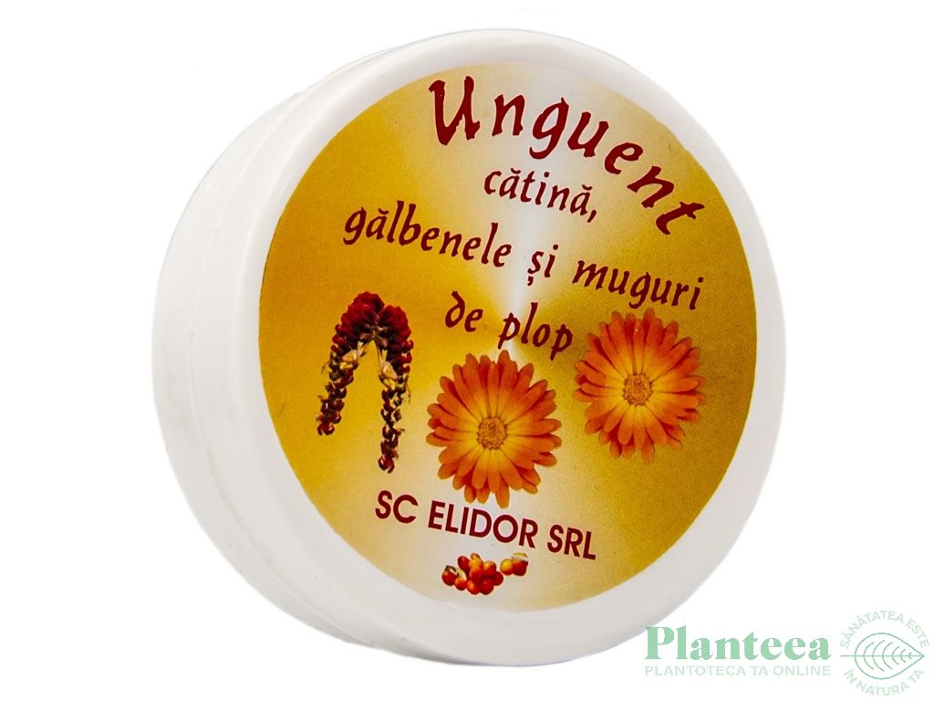 Unguent catina galbenele muguri plop 50g - ELIDOR