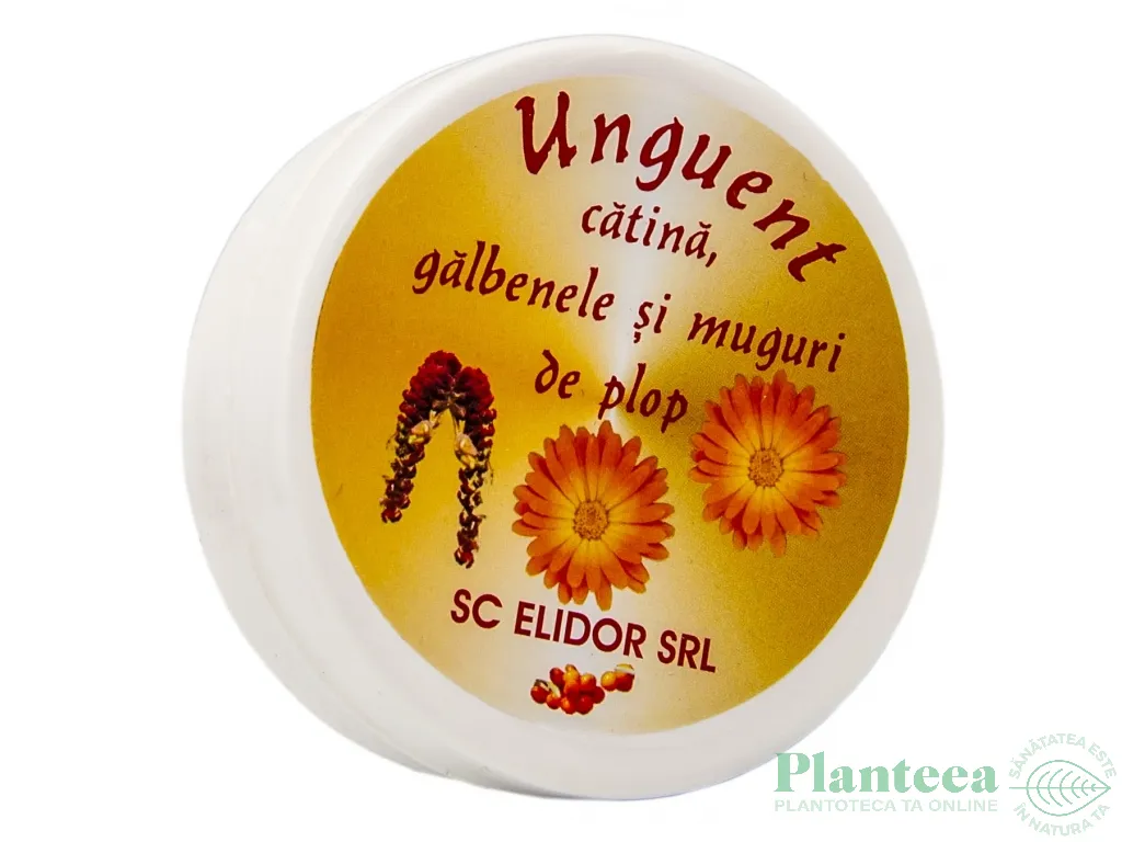 Unguent catina galbenele muguri plop 50g - ELIDOR