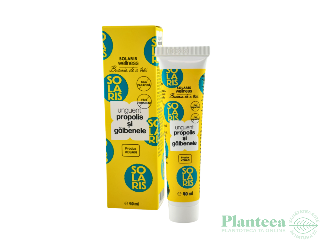 Unguent propolis galbenele 40ml - SOLARIS WELLNESS