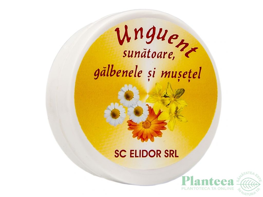 Unguent sunatoare galbenele musetel 50g - ELIDOR