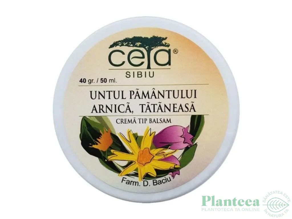 Unguent untul pamantului tataneasa arnica 40g - CETA