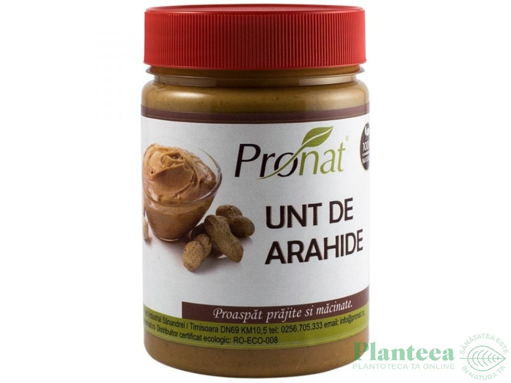 Unt arahide natur 300g - PRONAT