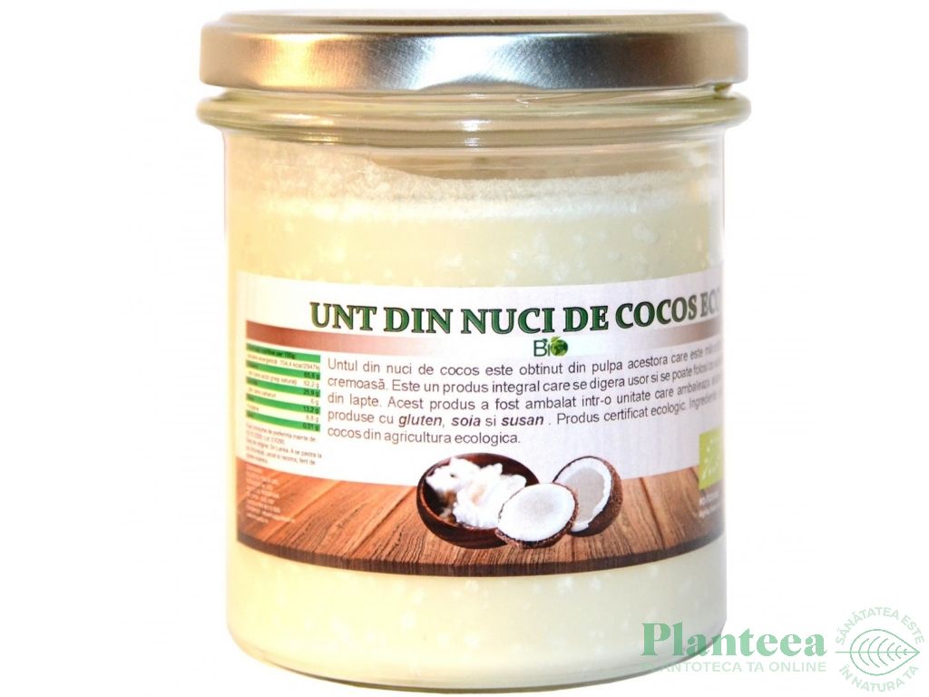 Unt cocos bio 250g - DECO ITALIA