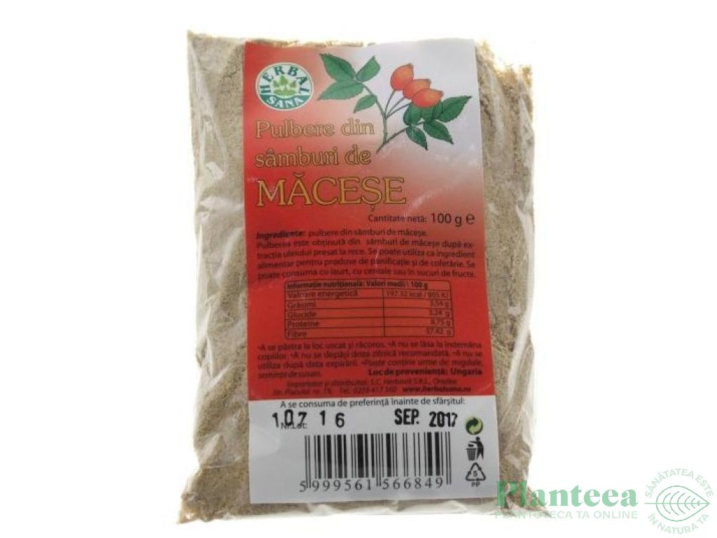 Pulbere samburi macese 100g - HERBAL SANA