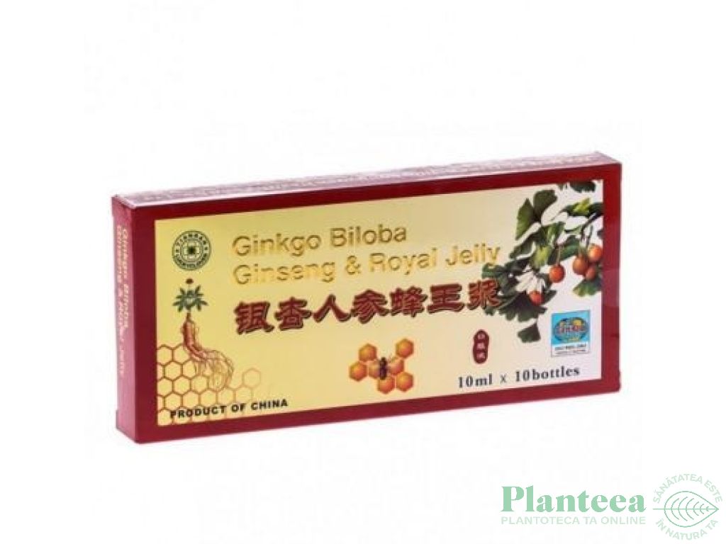 Ginkgo biloba ginseng royal jelly {3in1} 10fl - TIANRAN