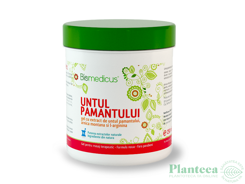 Gel untul pamantului arnica Larginina 250ml - BIOMEDICUS