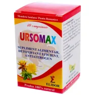 UrsoMax [Detoxifiant eficient AntiAterogen] 40cp - ELIDOR