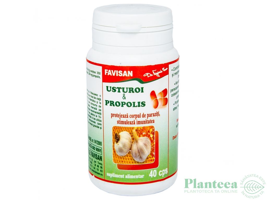 Usturoi propolis 40cps - FAVISAN