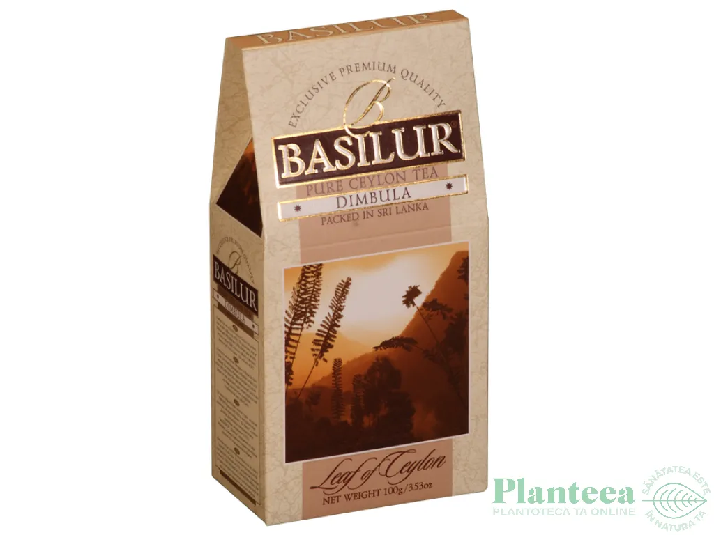 Ceai negru ceylon Leaf of Ceylon Dimbula refill 100g - BASILUR
