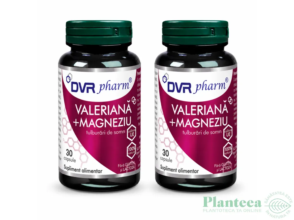Set Valeriana magneziu 2x30cps - DVR PHARM