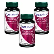 Set Valeriana magneziu 3x30cps - DVR PHARM