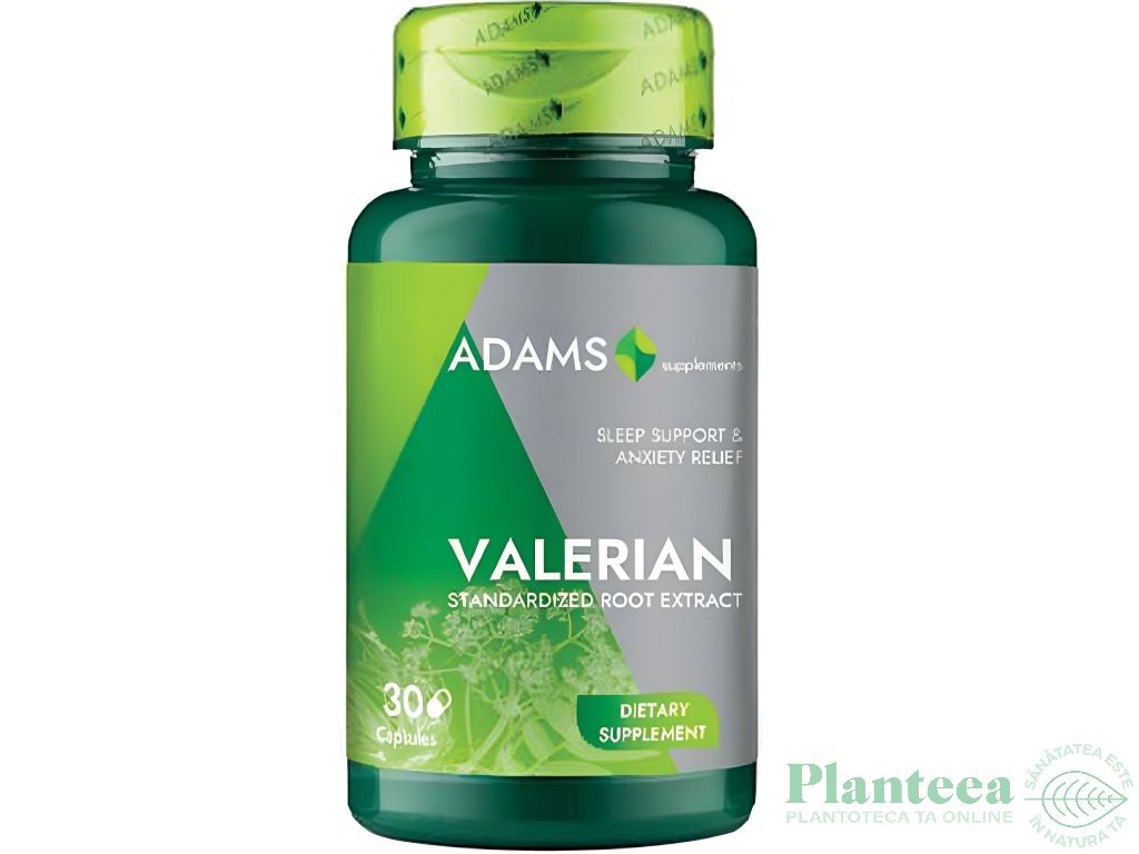 Valeriana 300mg 30cps - ADAMS SUPPLEMENTS