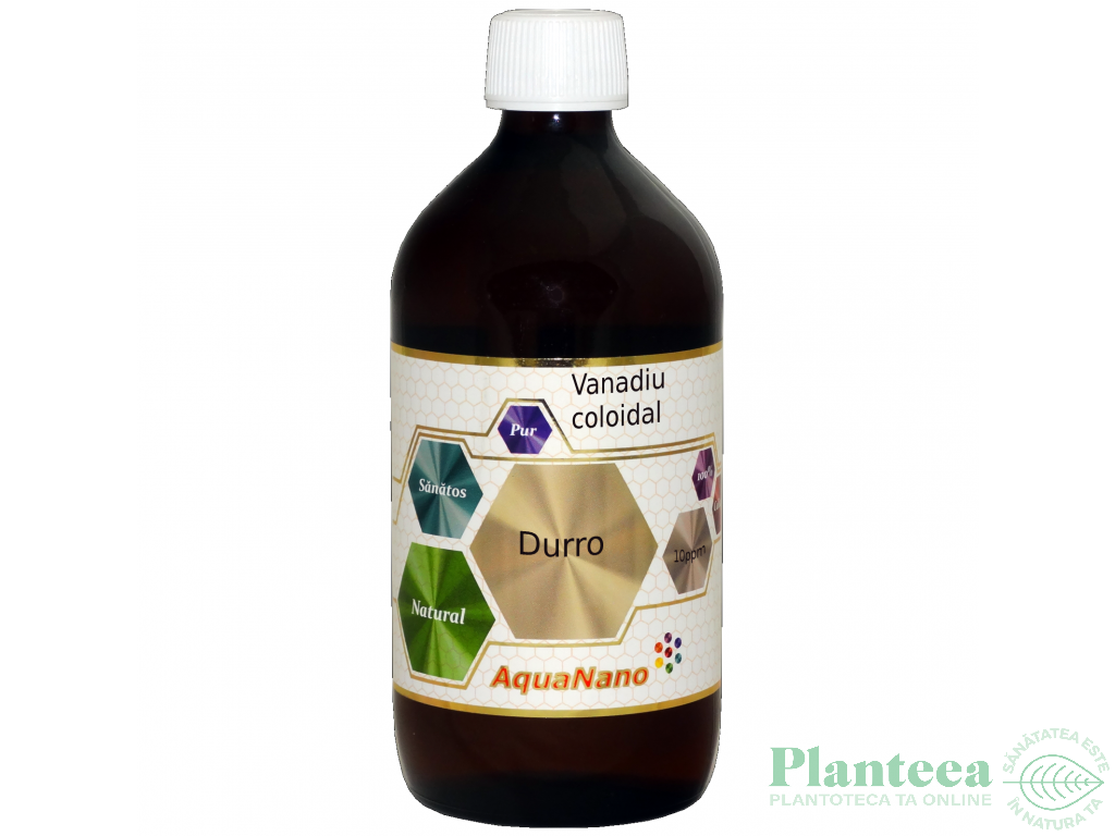 Vanadiu coloidal 10ppm Durro 200ml - AQUA NANO