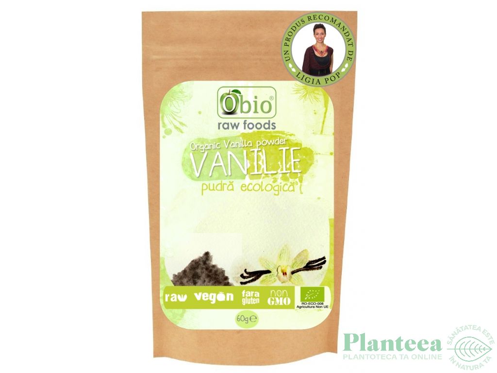 Condiment vanilie bourbon macinata eco 60g - OBIO