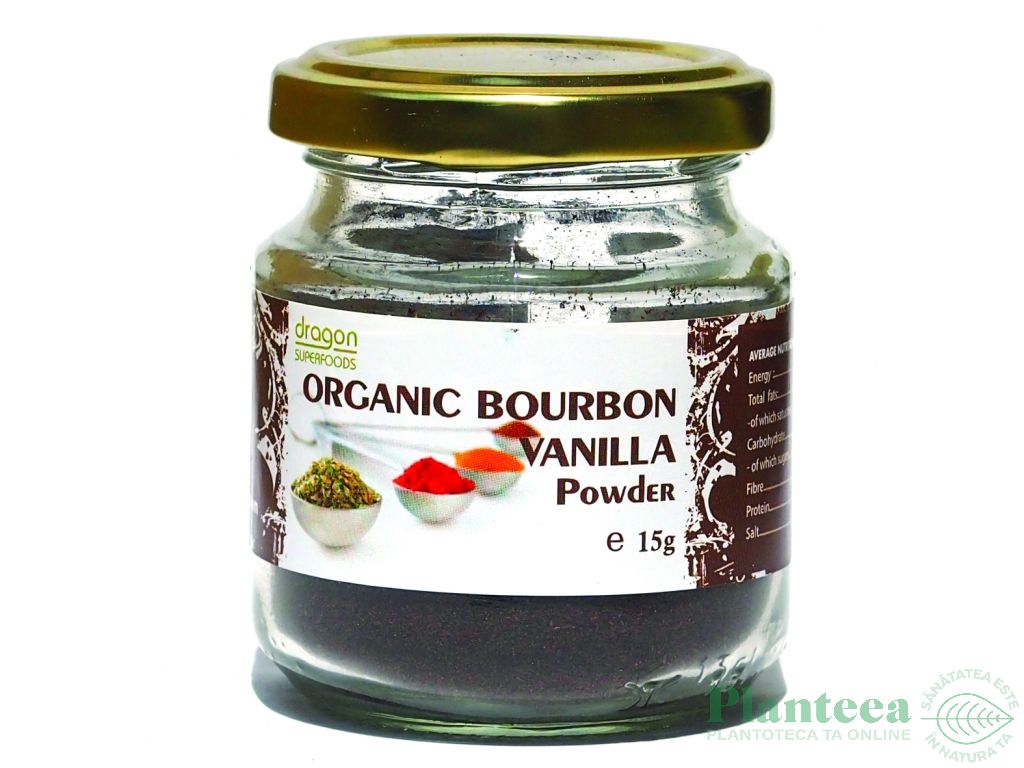 Condiment vanilie bourbon macinata raw eco 15g - SMART ORGANIC