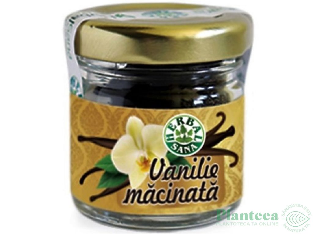 Condiment vanilie aroma intensa macinata 10g - HERBAL SANA