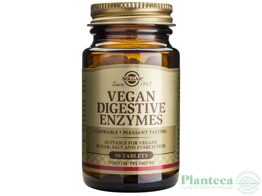 Enzime digestive vegan 50cps - SOLGAR