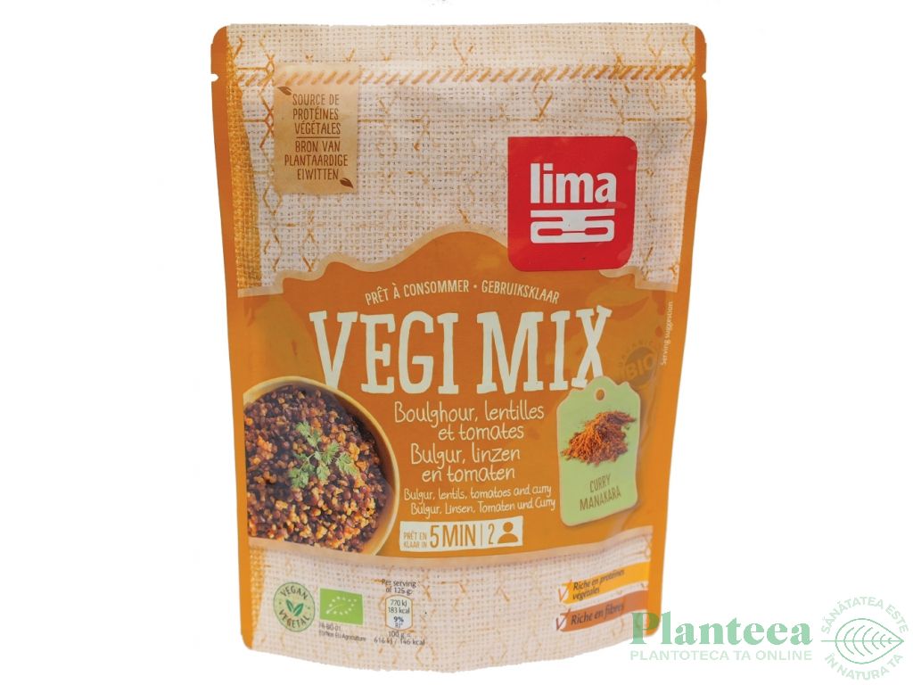 Vegi Mix bulgur grau linte tomate eco 250g - LIMA