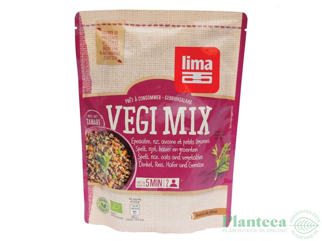 Vegi Mix ovaz spelta orez legume bio 250g - LIMA
