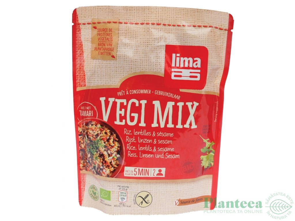 Vegi Mix orez linte susan fara gluten bio 250g - LIMA