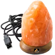 Veioza sare himalaya multicolor natur usb 0,5kg - MONTE SALT CRYSTAL