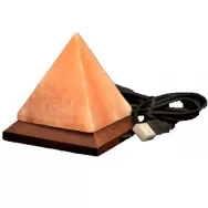 Veioza sare himalaya multicolor Piramida usb 0,3kg - MONTE SALT CRYSTAL