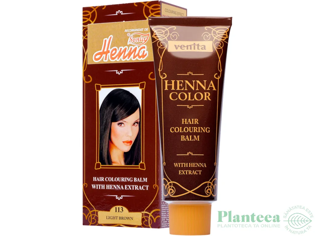 Balsam colorant henna nr113 saten deschis 75ml - VENITA