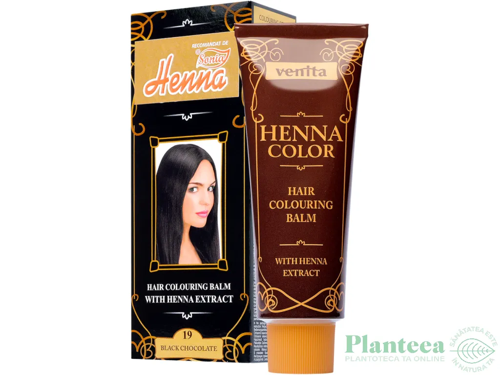Balsam colorant henna nr19 ciocolatiu inchis 75ml - VENITA