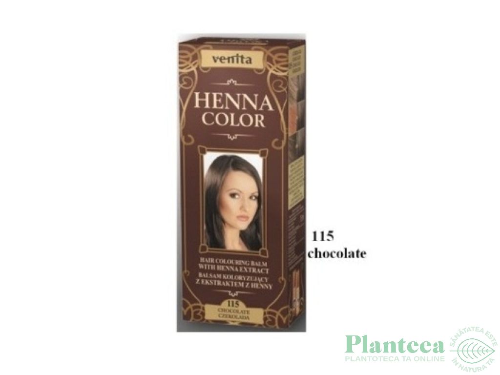 Balsam colorant henna nr115 ciocolatiu 75ml - VENITA