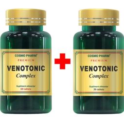 Pachet Venotonic complex 60+30cps - COSMO PHARM