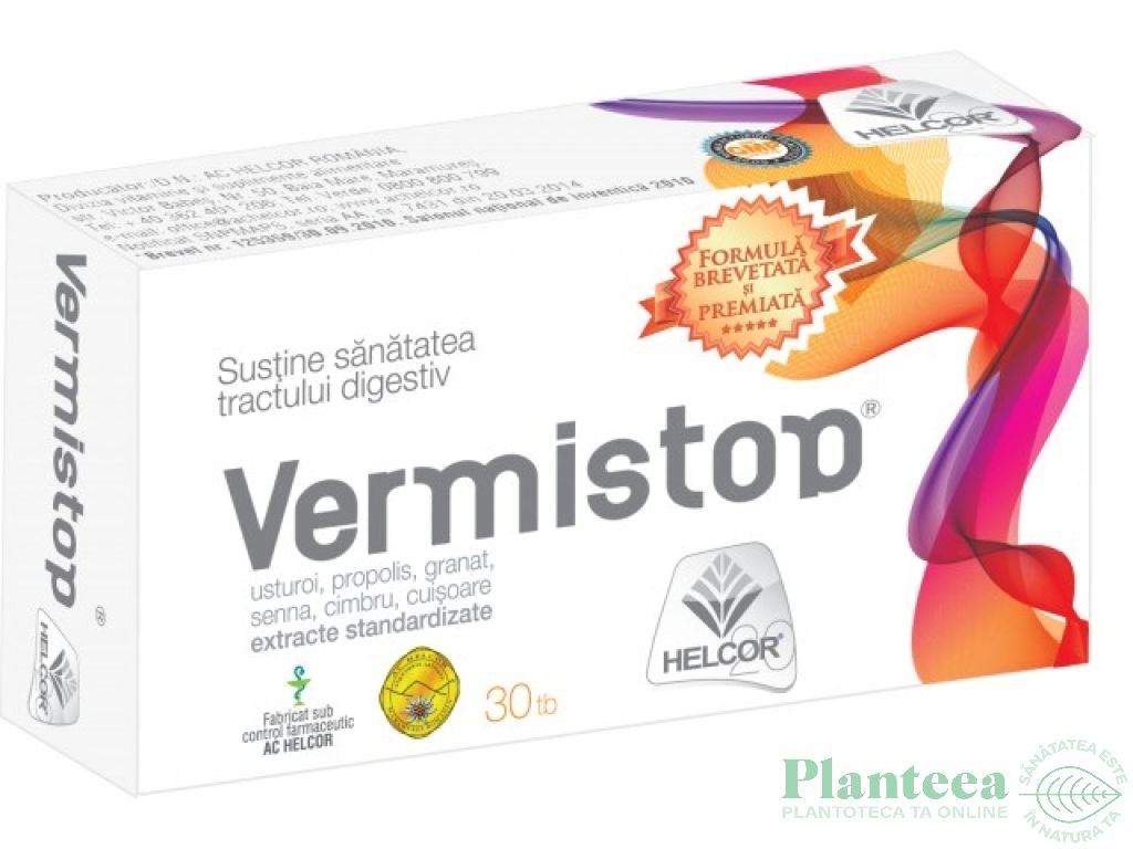 Vermistop 30cp - AC HELCOR