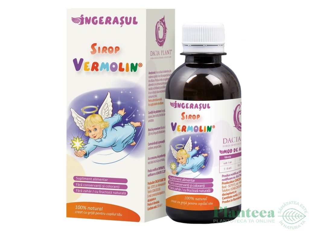 Sirop vermolin Ingeras 200ml - DACIA PLANT