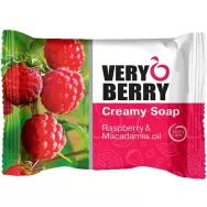 Sapun cremos zmeura ulei macadamia Very Berry 100g - ELFA PHARM